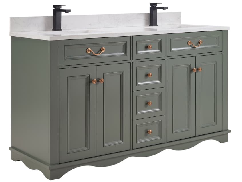 Legion Furniture Ws Series Pewter Green Vanity