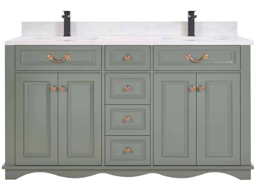 Legion Furniture Ws Series Pewter Green Vanity