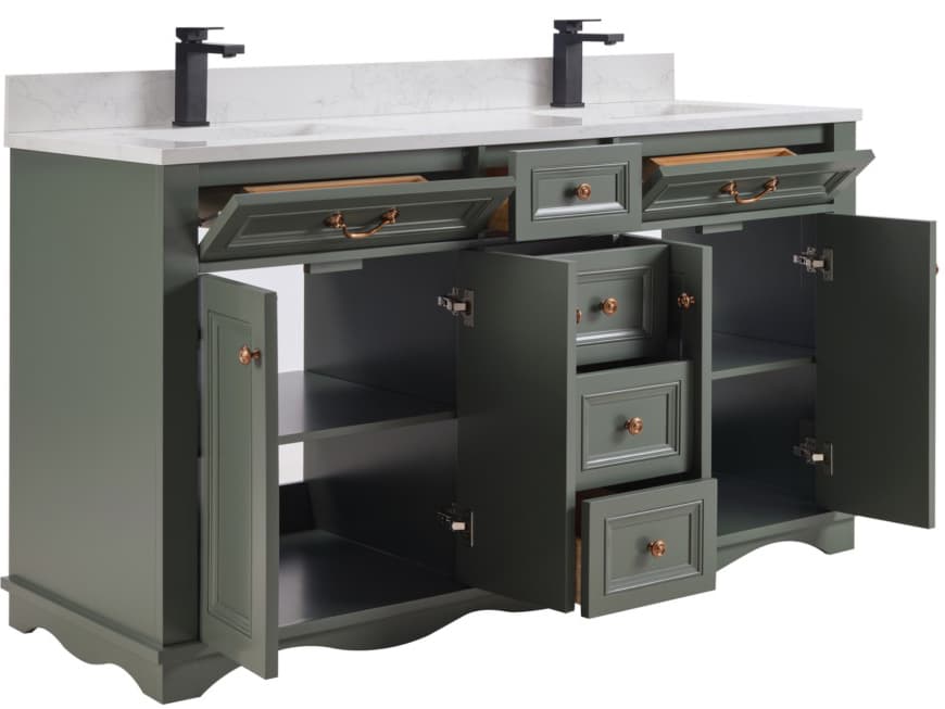 Legion Furniture Ws Series Pewter Green Vanity