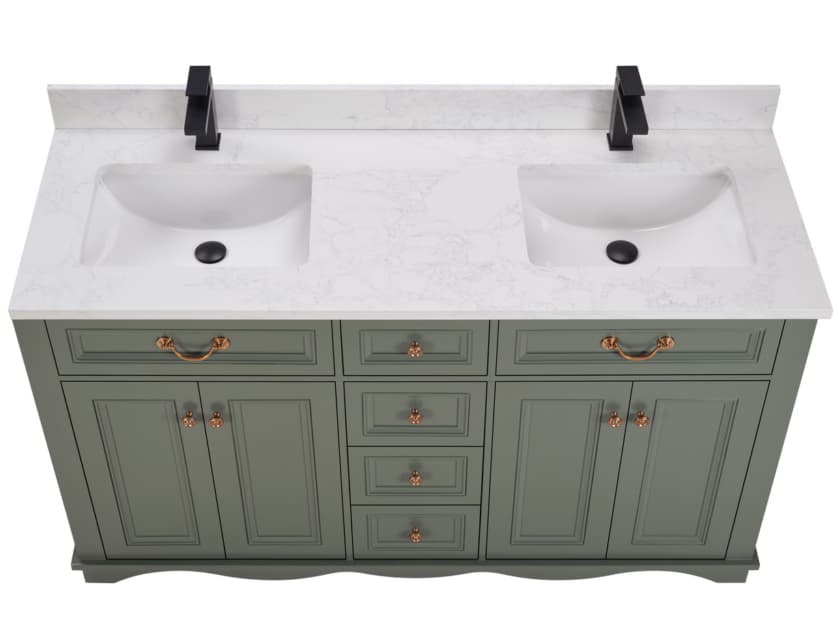 Legion Furniture Ws Series Pewter Green Vanity