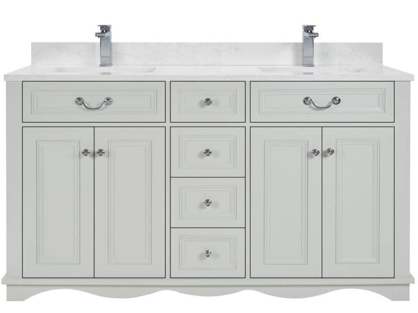 Legion Furniture Ws Series Silver Strand Vanity
