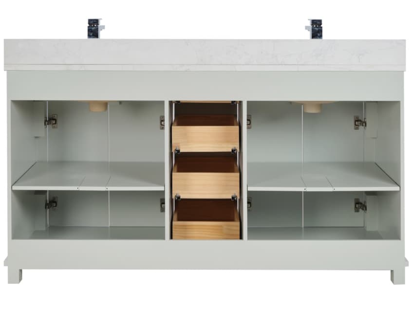 Legion Furniture Ws Series Silver Strand Vanity