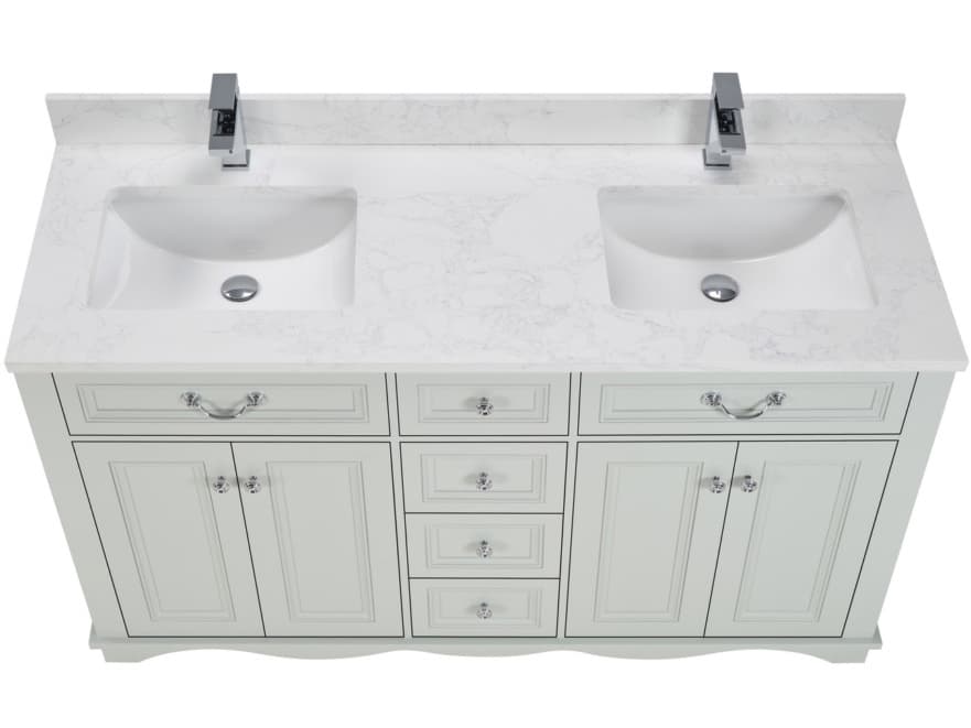 Legion Furniture Ws Series Silver Strand Vanity