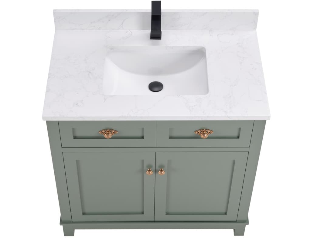 Legion Furniture Ws Series Pewter Green Vanity