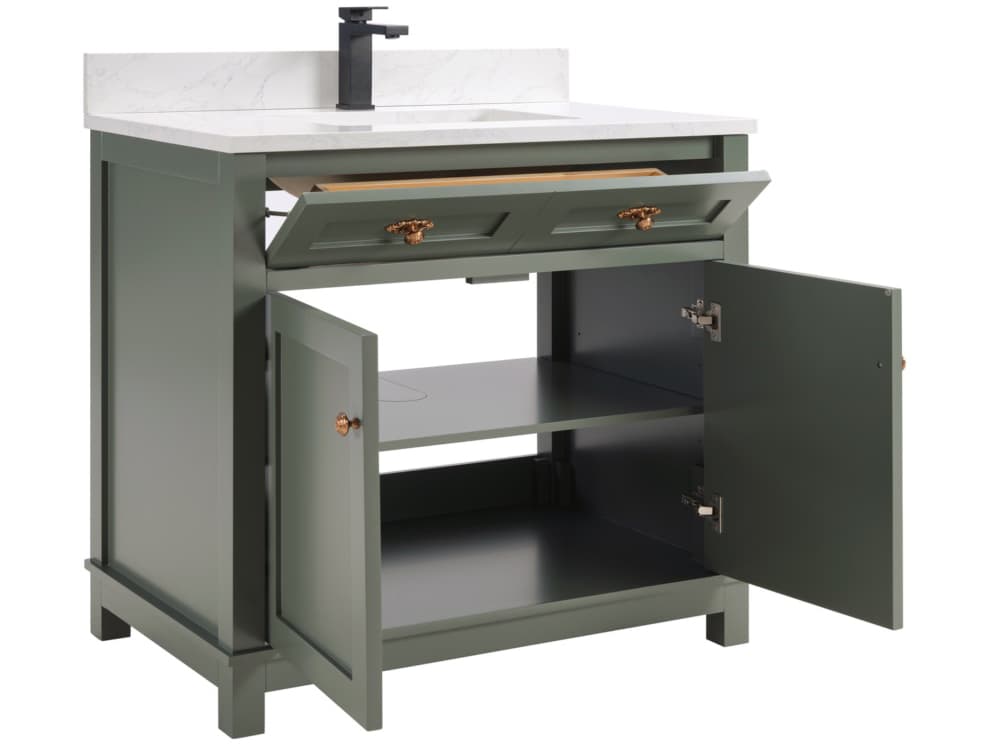 Legion Furniture Ws Series Pewter Green Vanity