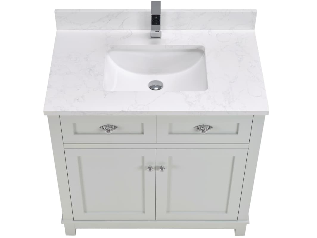 Legion Furniture Ws Series Silver Strand Vanity