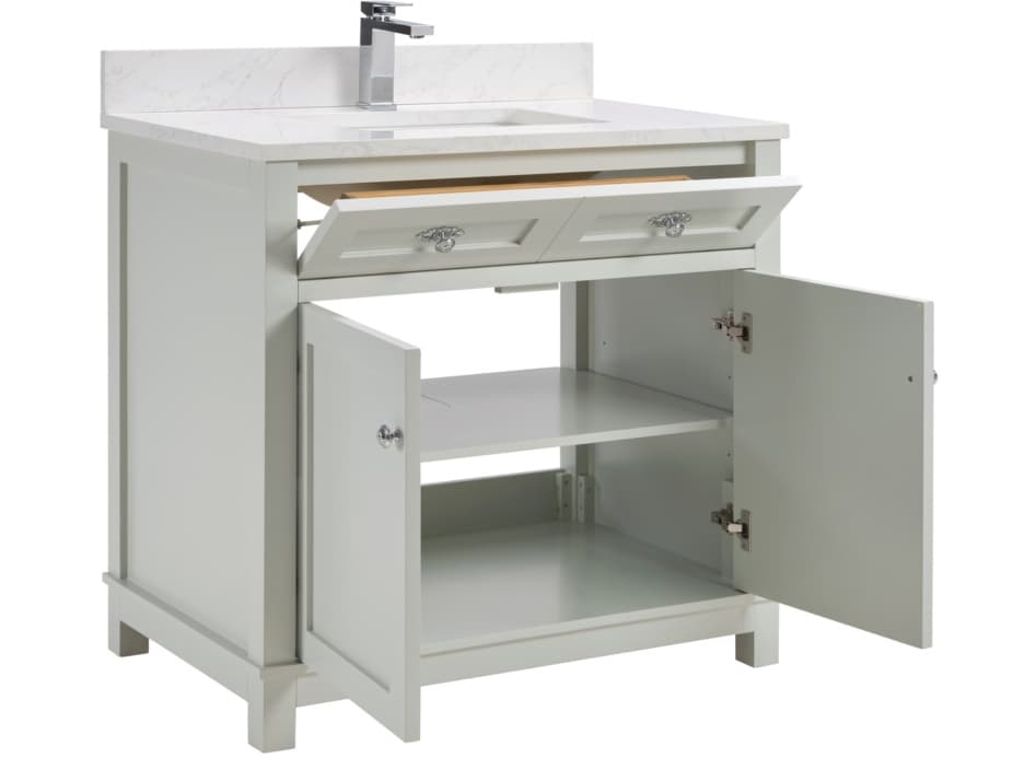 Legion Furniture Ws Series Silver Strand Vanity