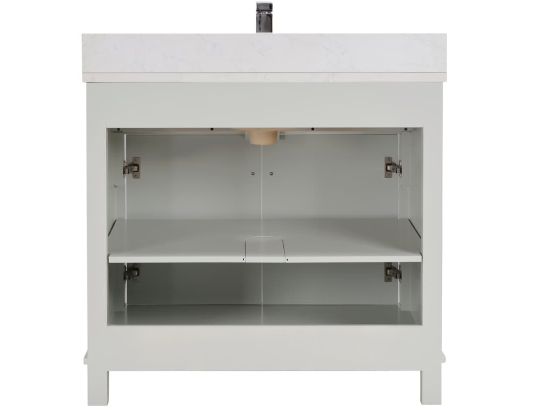 Legion Furniture Ws Series Silver Strand Vanity