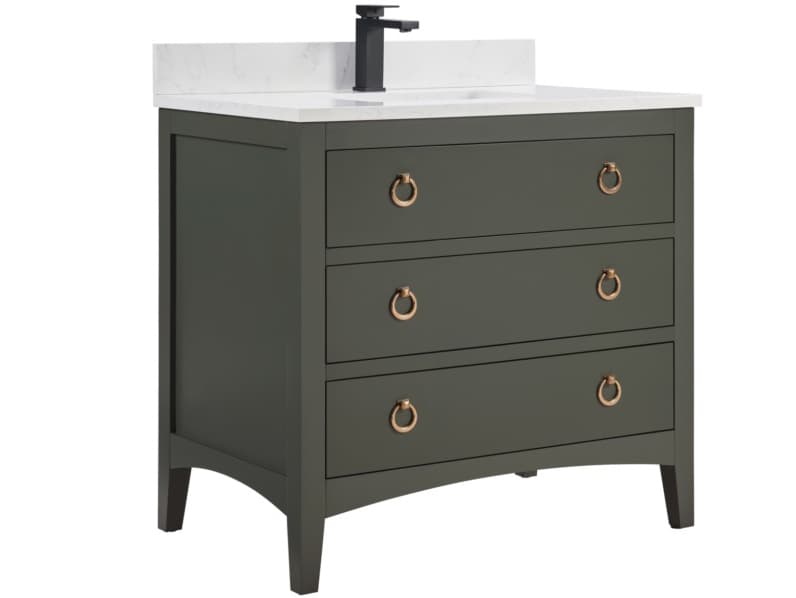 Legion Furniture Ws Series Pewter Green Vanity