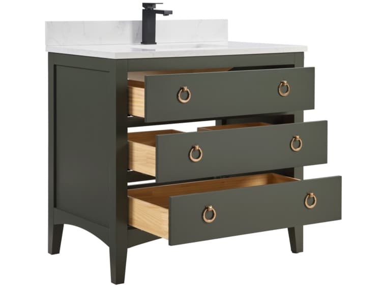 Legion Furniture Ws Series Pewter Green Vanity