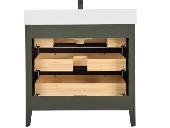 Legion Furniture Ws Series Pewter Green Vanity