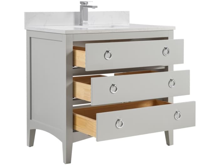 Legion Furniture Ws Series Silver Strand Vanity