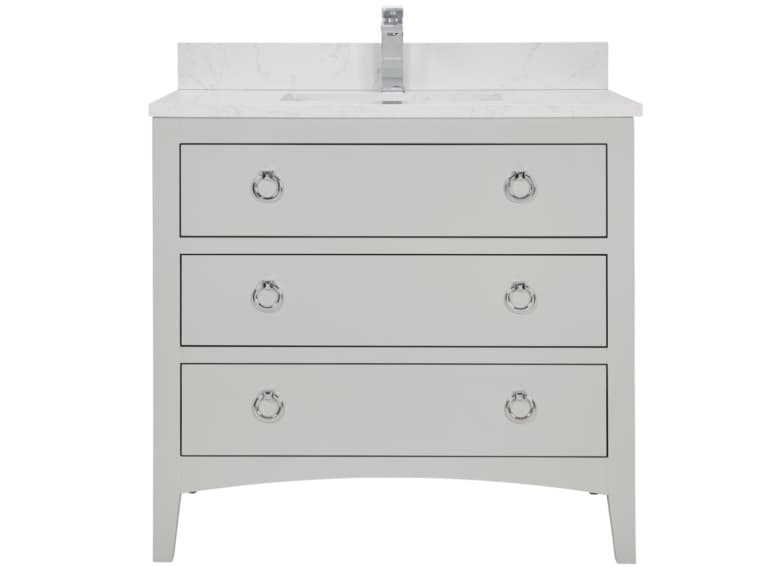 Legion Furniture Ws Series Silver Strand Vanity