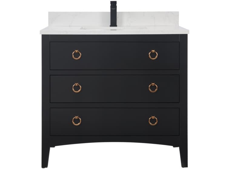 Legion Furniture Ws Series Tricorn Black Vanity