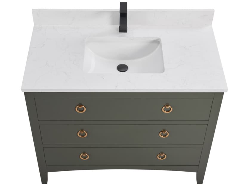 Legion Furniture Ws Series Pewter Green Vanity