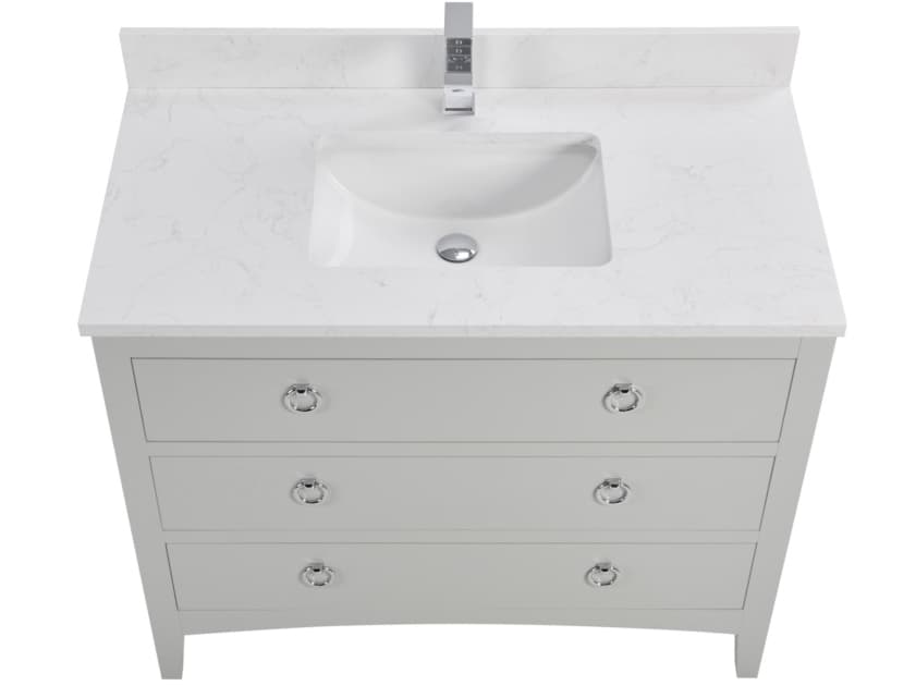 Legion Furniture Ws Series Silver Strand Vanity