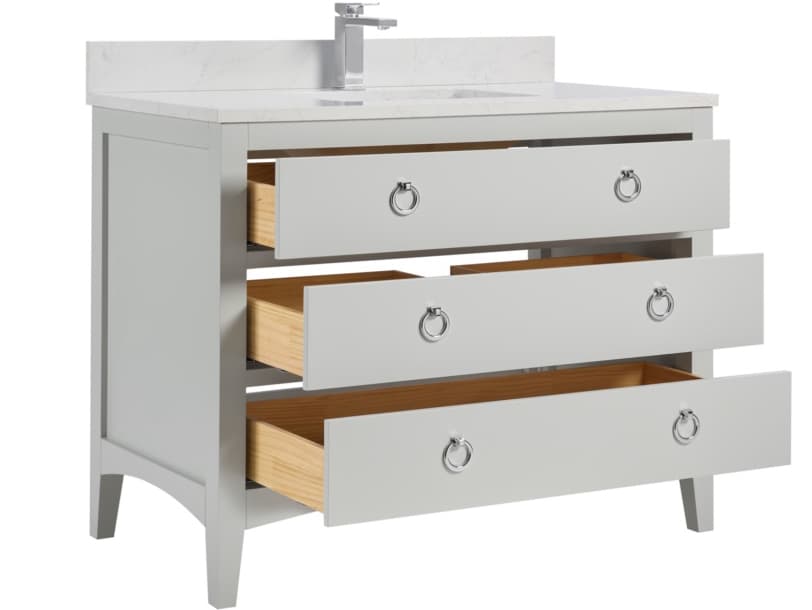 Legion Furniture Ws Series Silver Strand Vanity