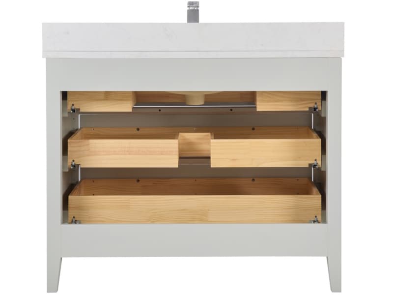 Legion Furniture Ws Series Silver Strand Vanity