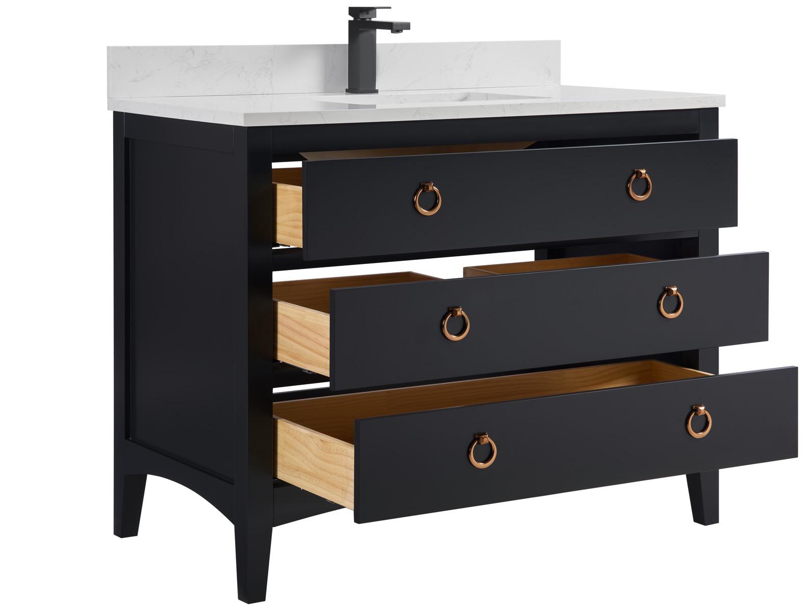 Legion Furniture Ws Series Tricorn Black Vanity