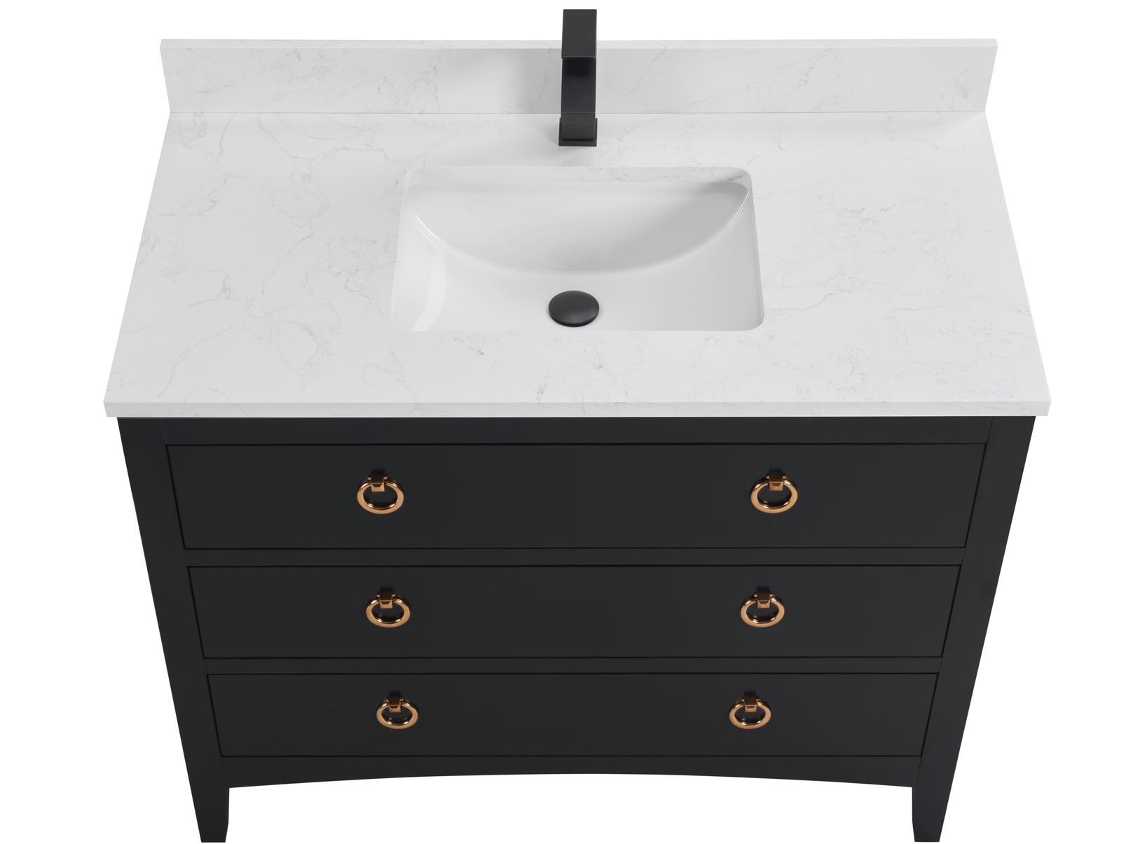 Legion Furniture Ws Series Tricorn Black Vanity