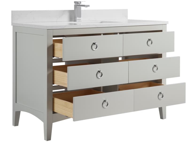 Legion Furniture Ws Series Silver Strand Vanity