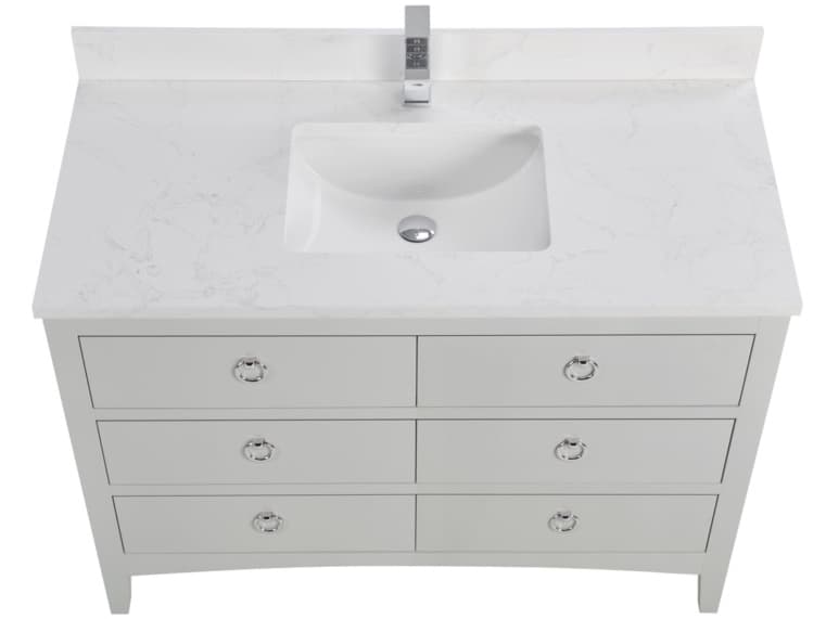 Legion Furniture Ws Series Silver Strand Vanity