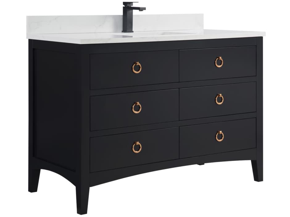 Legion Furniture Ws Series Tricorn Black Vanity