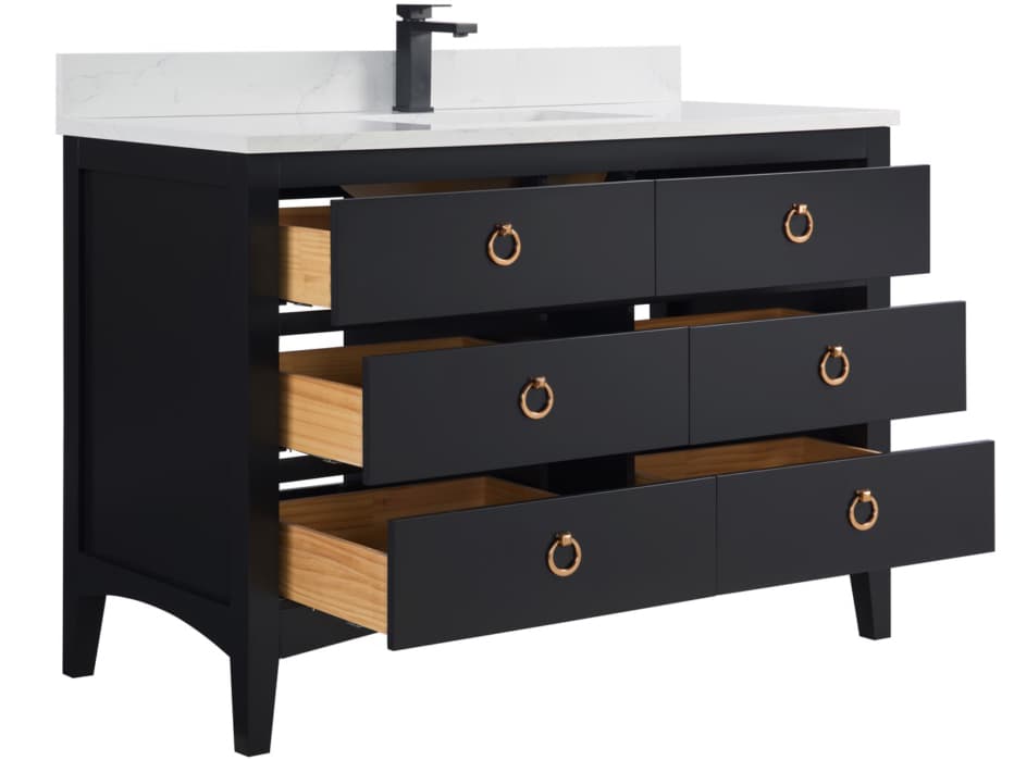 Legion Furniture Ws Series Tricorn Black Vanity