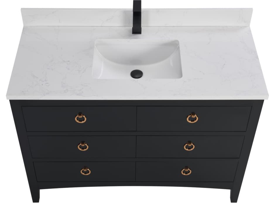 Legion Furniture Ws Series Tricorn Black Vanity