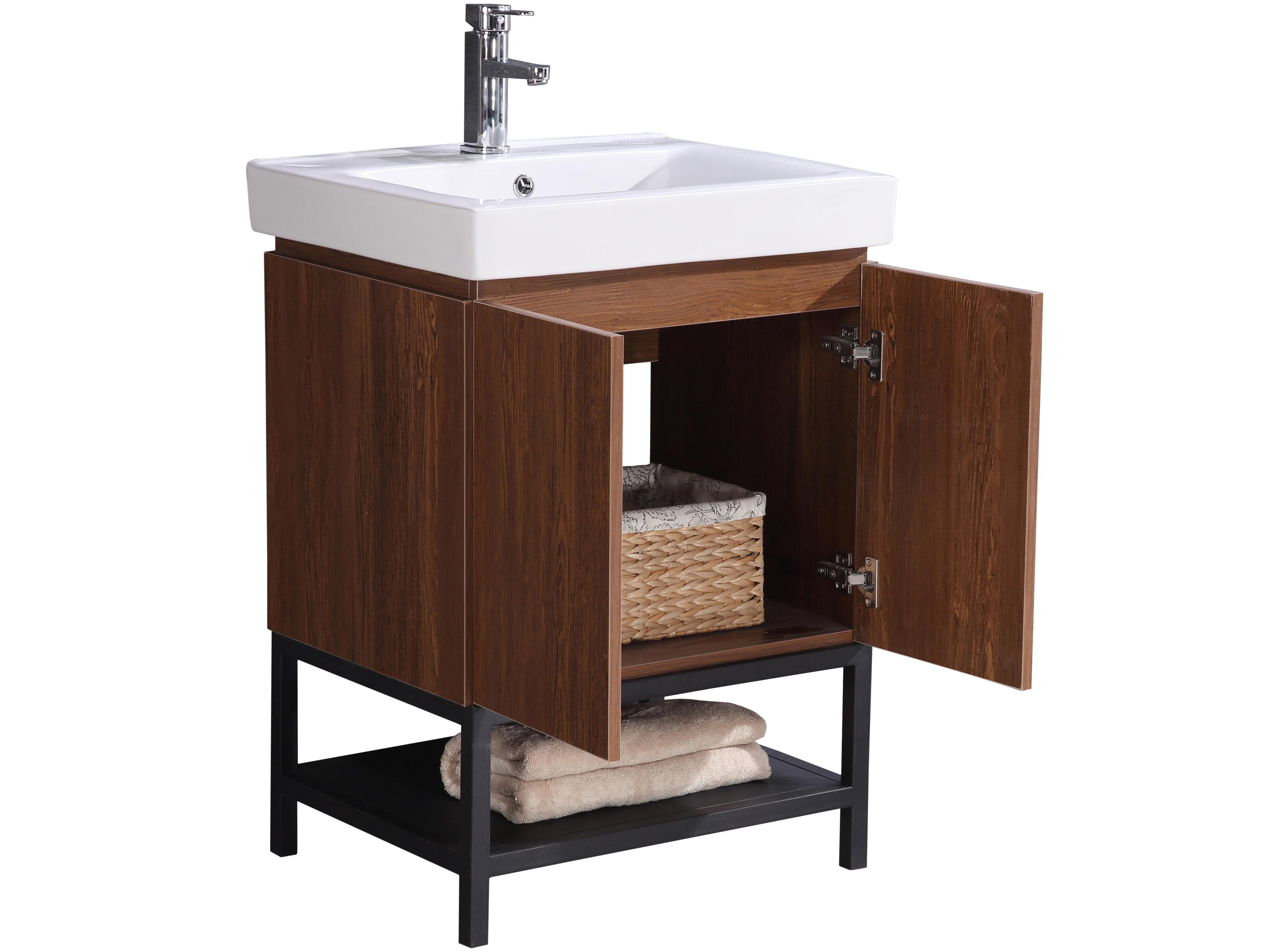 Legion Furniture Wt Series Brown Vanity