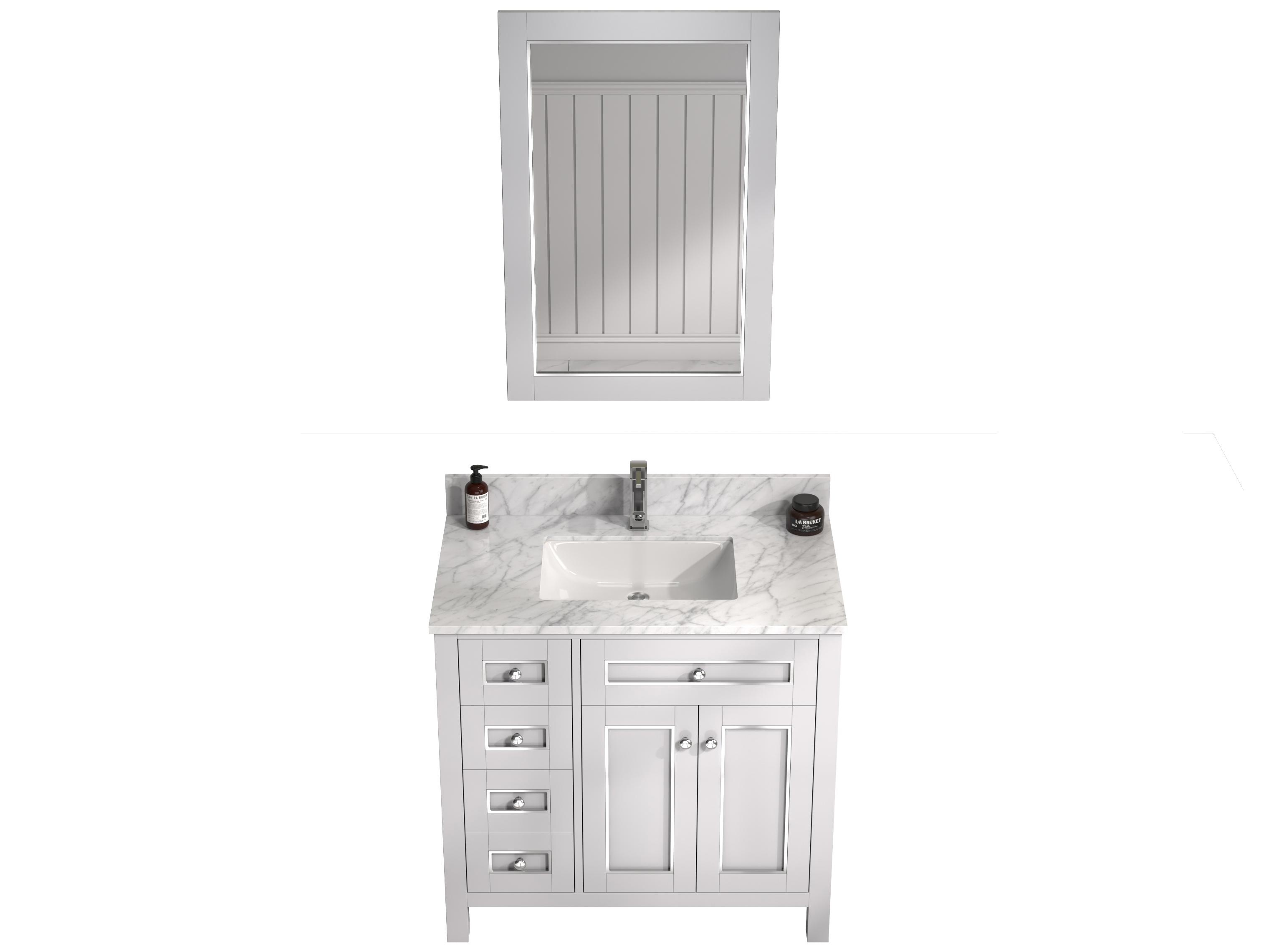 Legion Furniture Wv Series White Vanity