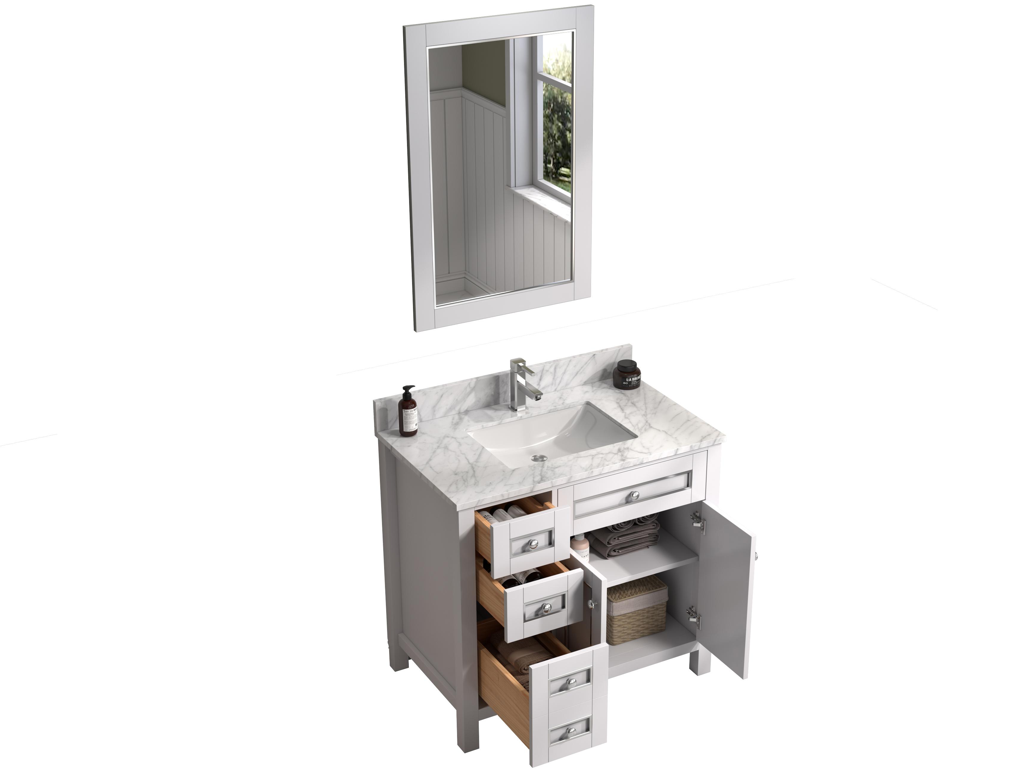 Legion Furniture Wv Series White Vanity