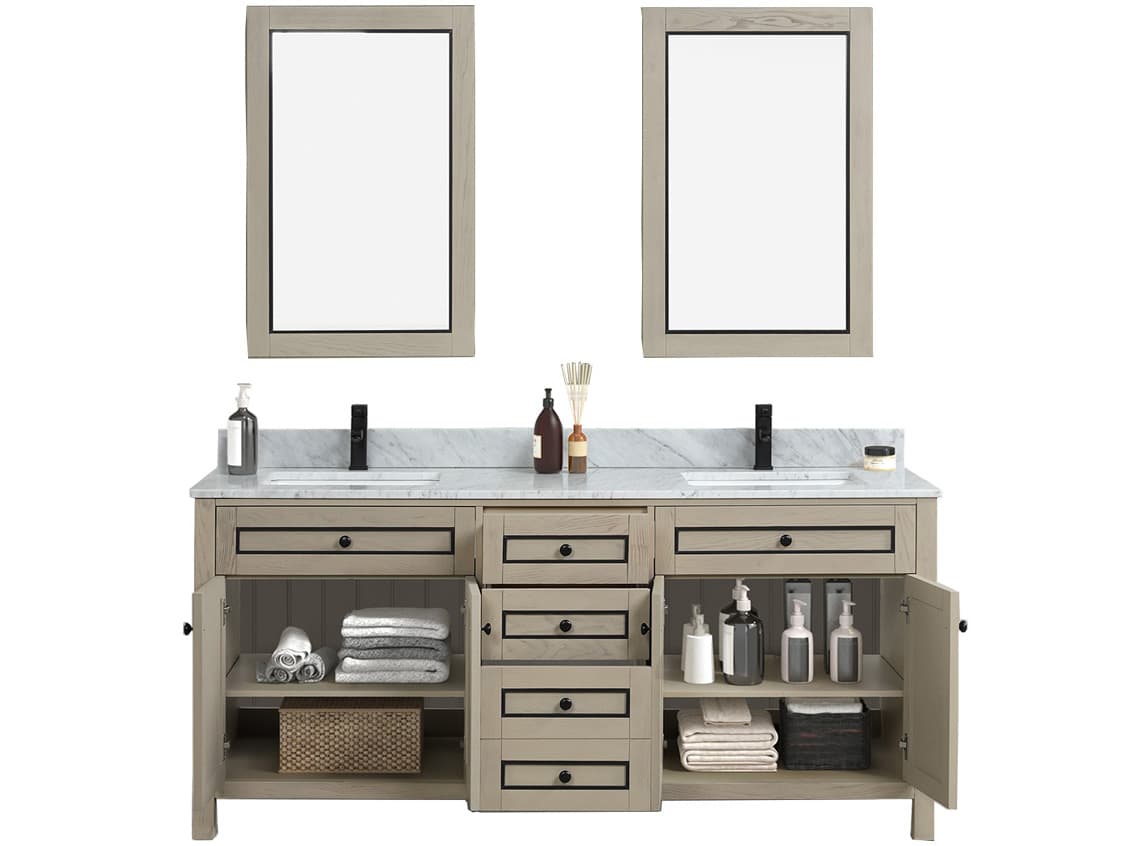 Legion Furniture Wv Series Light Oak Vanity