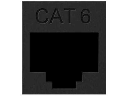 Legrand Adorne Graphite Cat 6 RJ45 Data Insert