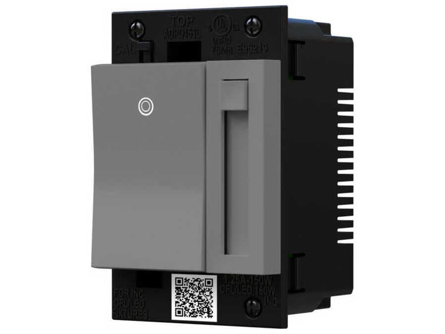 Legrand Paddle Magnesium LED Advanced Dimmer with Microban