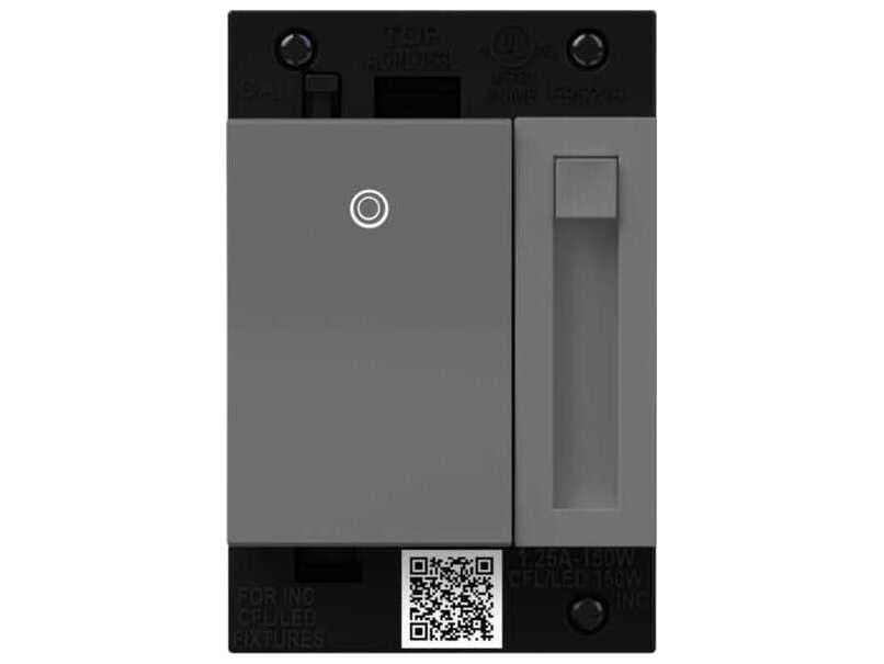 Legrand Paddle Magnesium LED Advanced Dimmer with Microban