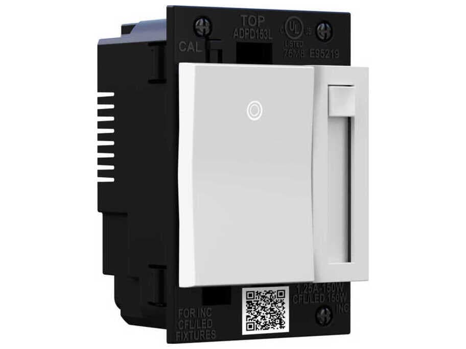 Legrand Paddle White LED Advanced Dimmer with Microban