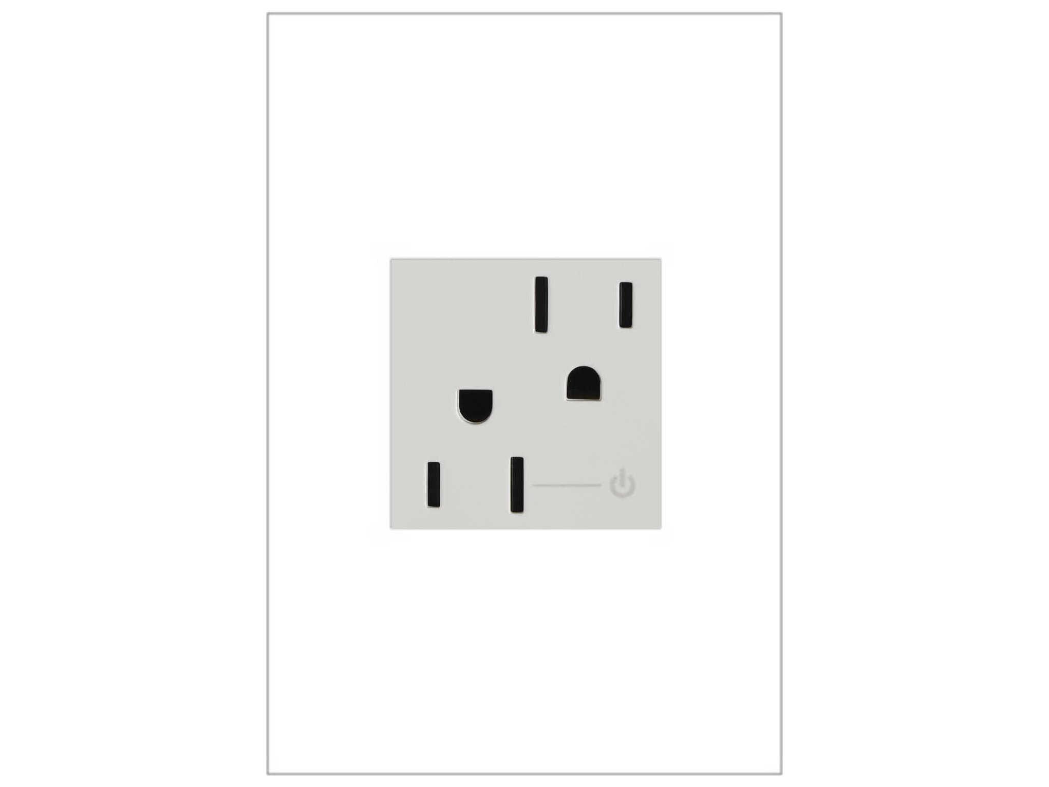 Legrand Outlets White Tamper-Resistant Half Controlled Outlet