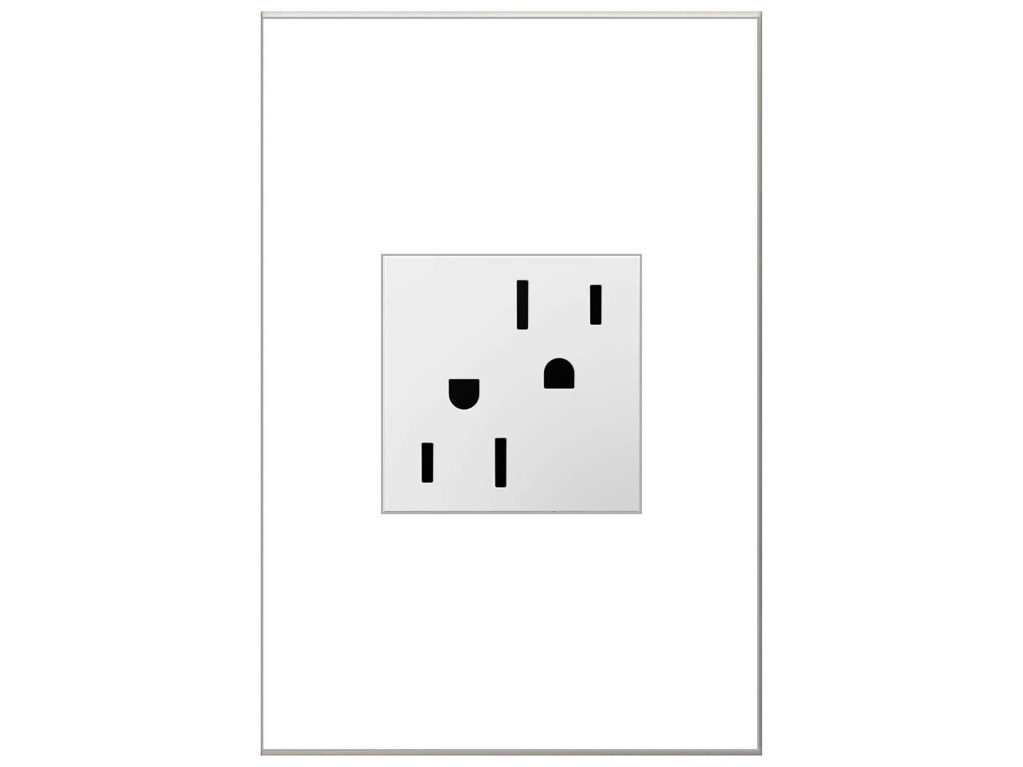 Legrand Outlets White 15A Tamper-Resistant Outlet