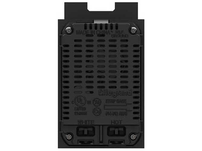 Legrand Adorne Graphite Tamper-Resistant Ultra-Fast Plus Power Delivery USB Type-C/C Outlet