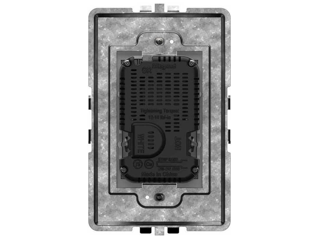 Legrand Adorne White Tamper-Resistant Ultra-Fast Plus Power Delivery USB Type-C/C Outlet