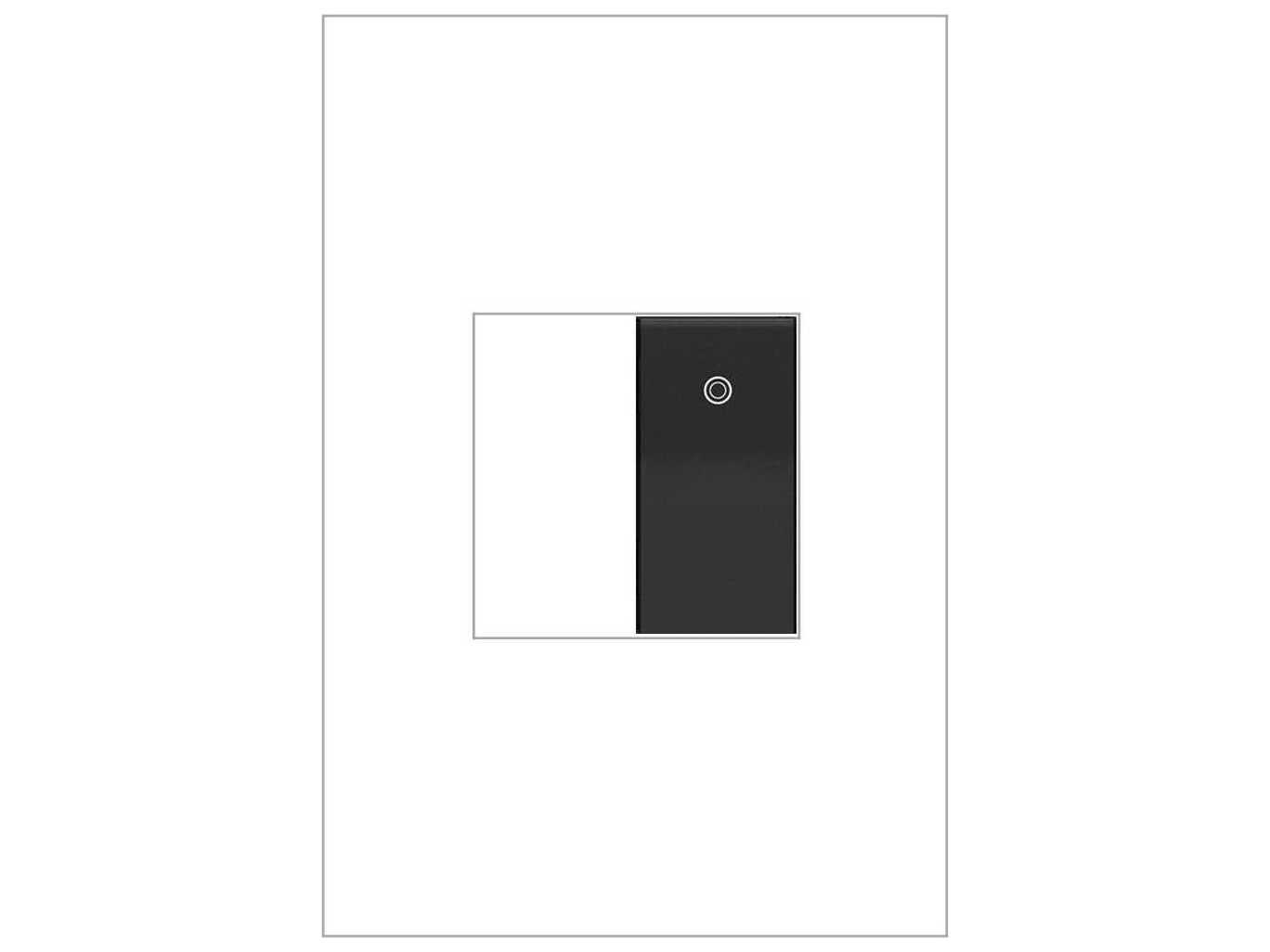Legrand Paddle Graphite 277V Half-Size Paddle Switch