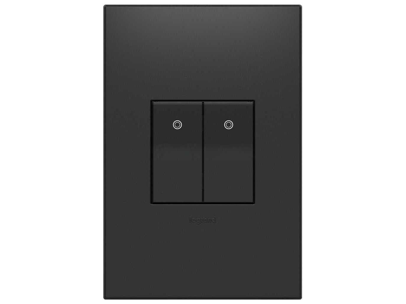Legrand Paddle Graphite 277V Half-Size Paddle Switch