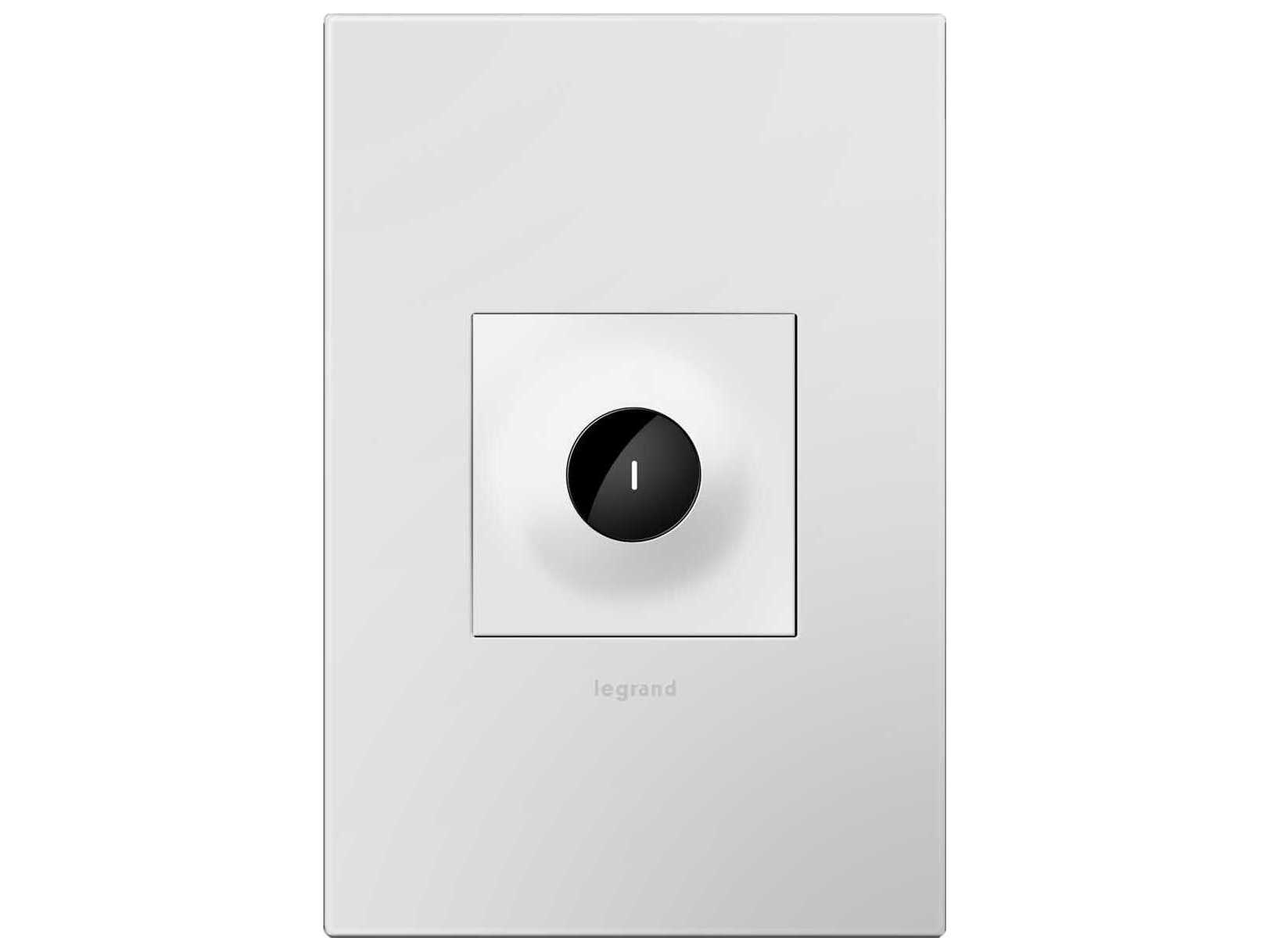 Legrand Wave White 20A Switch with Microban