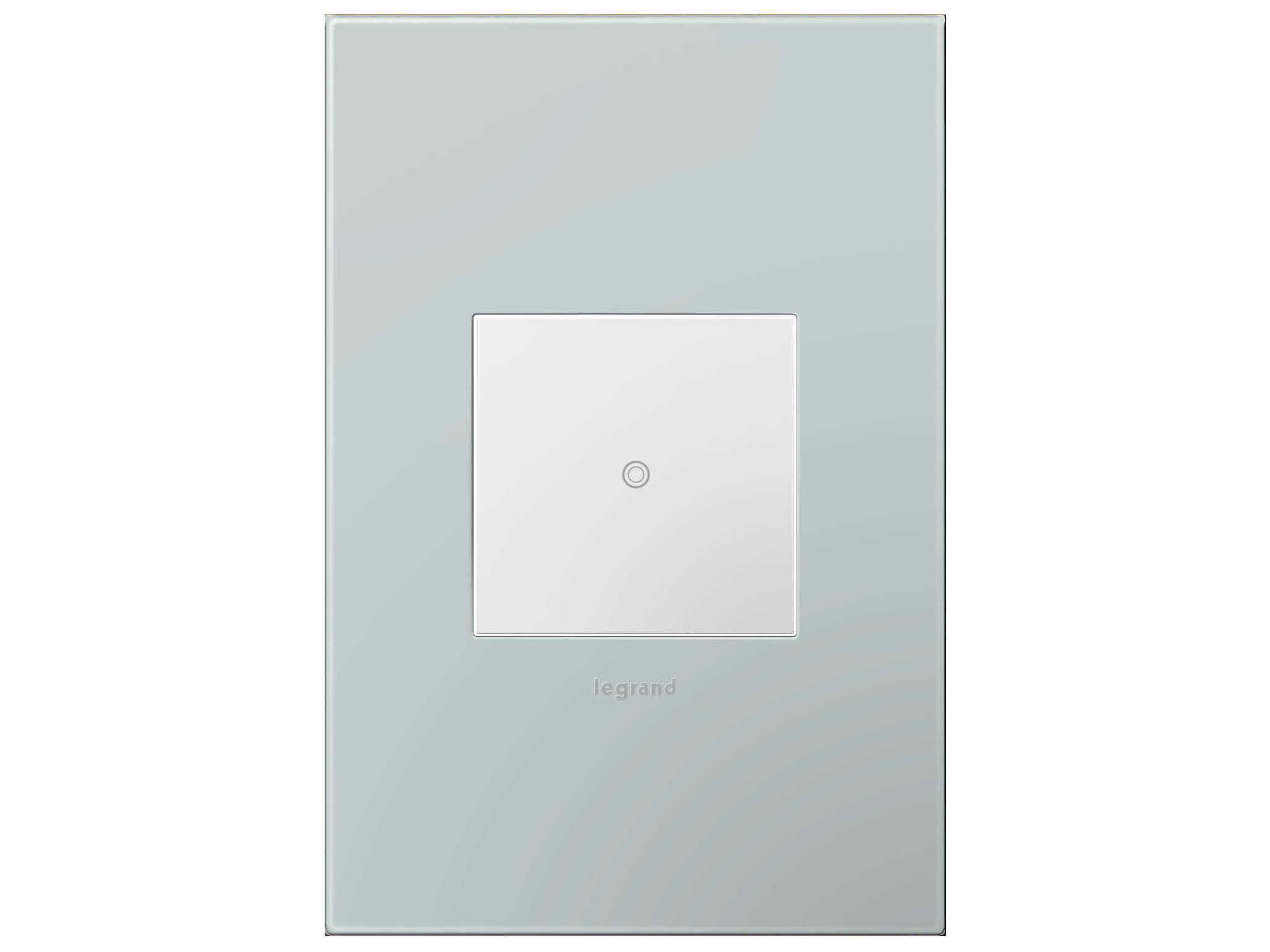 Legrand Plastics Pale Blue One-Gang Wall Plate