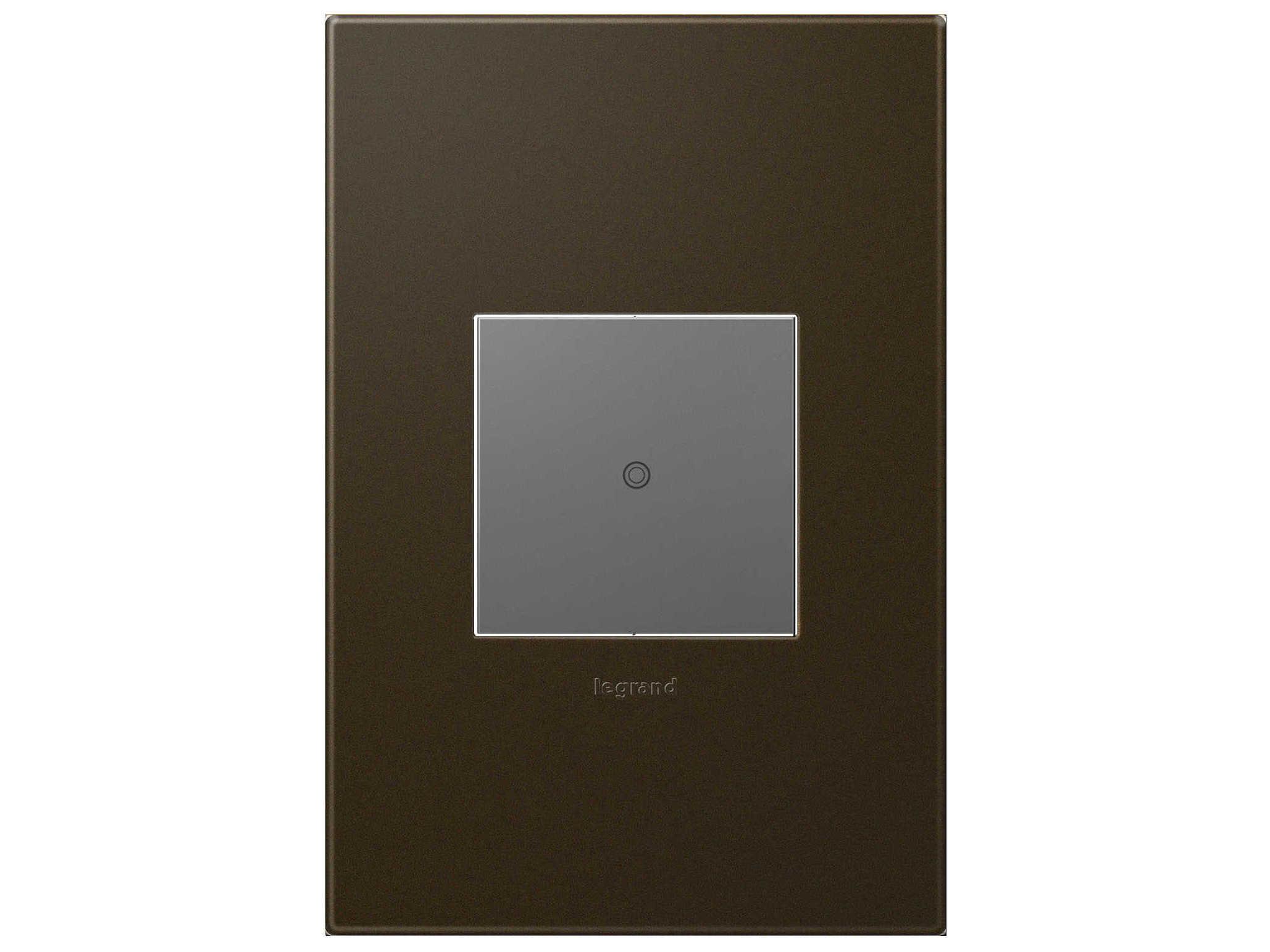 Legrand Plastics Bronze One-Gang Wall Plate