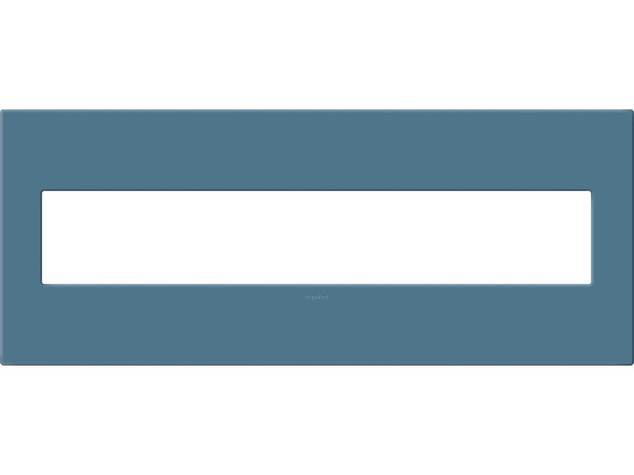 Legrand Plastics Mystic Six-Gang Screwless Wall Plate with Microban