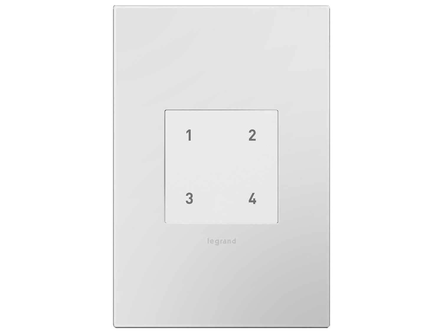 Legrand Adorne White Wireless Smart Scene Switch with Netatmo