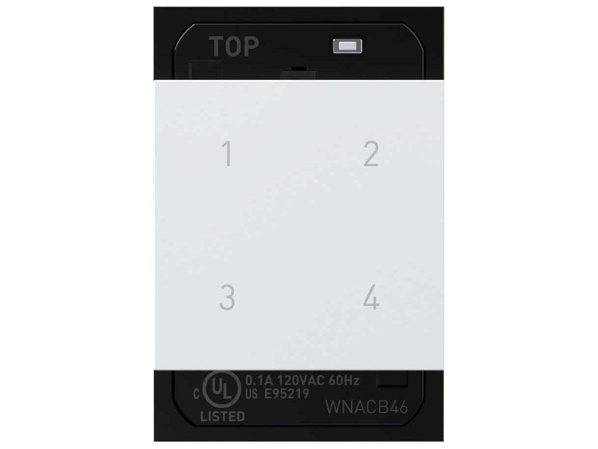 Legrand Adorne White Wired 4 Button Scene Controller with Netatmo