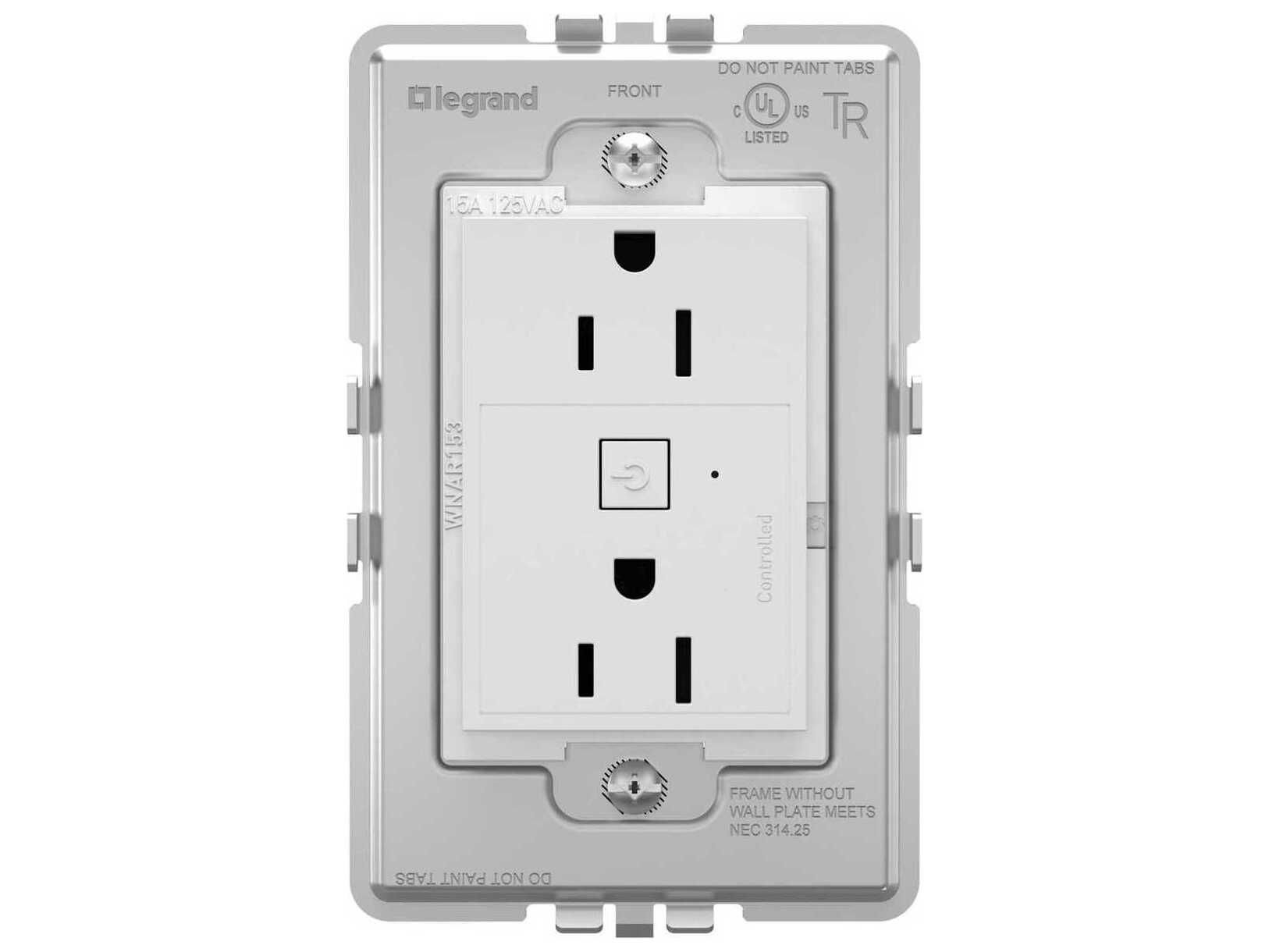 Legrand Adorne White Smart Outlet with Netatmo Plus-Size